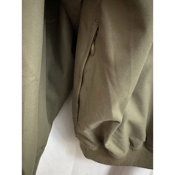 Men's LA Loving Windbreaker Jacket Olive Green Pullover Golf Mesh Lined Logo L - Picture 3 of 16